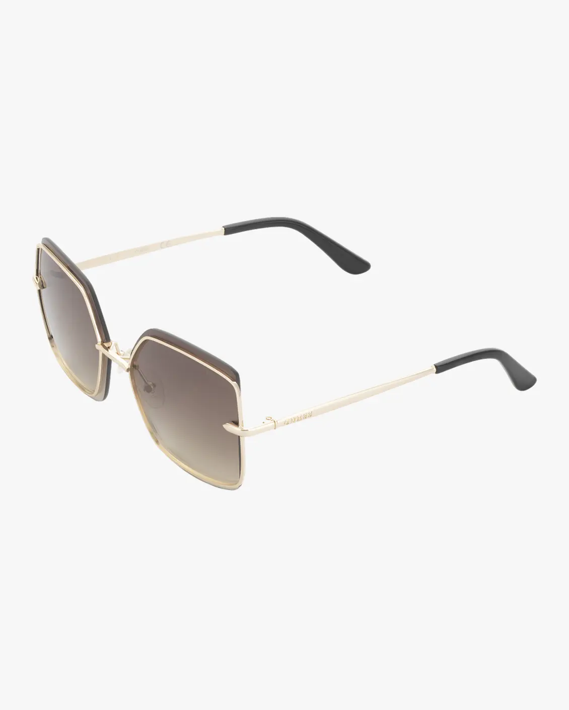 Square Sunglasses in Gold