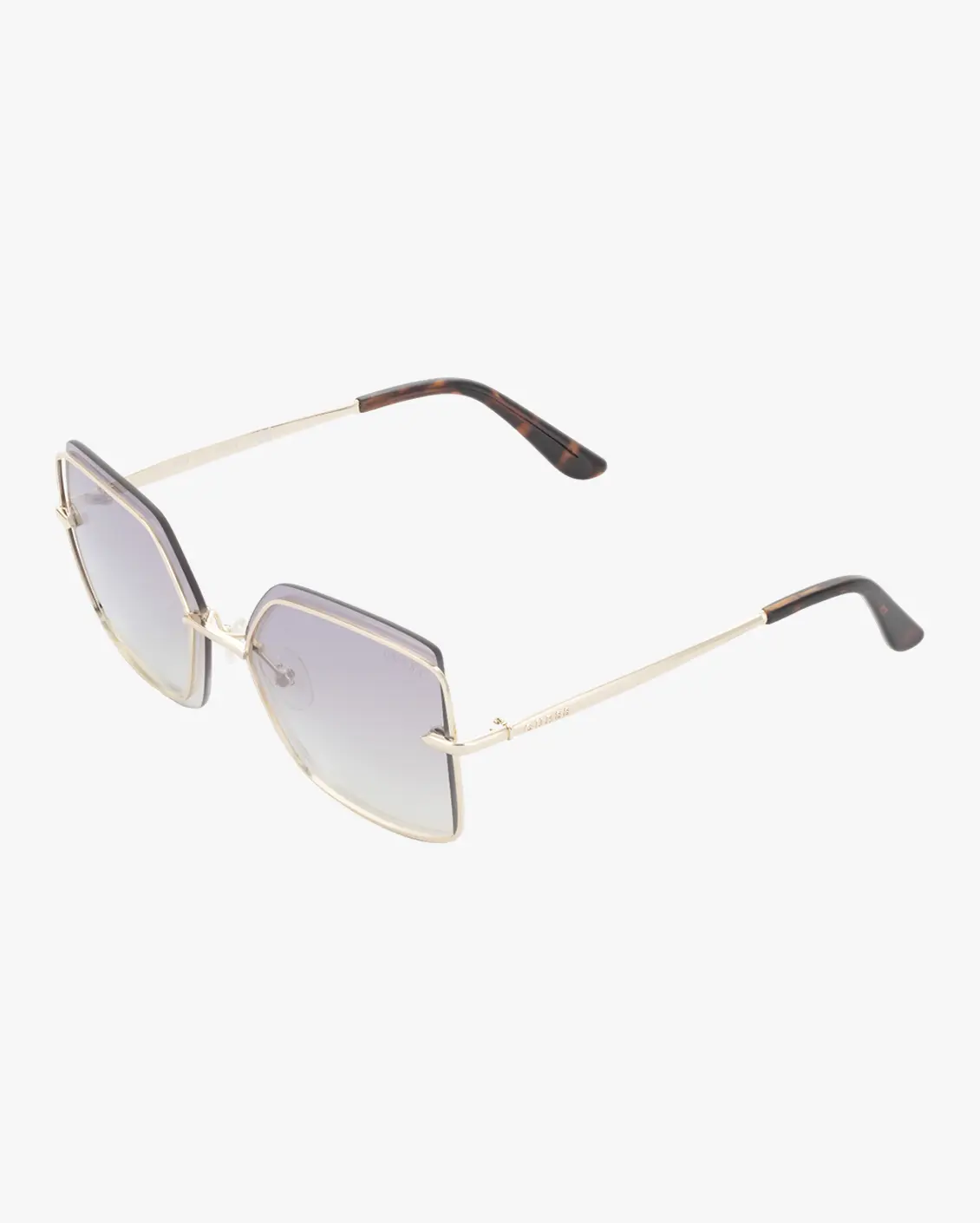 Irregular Sunglasses in Gold