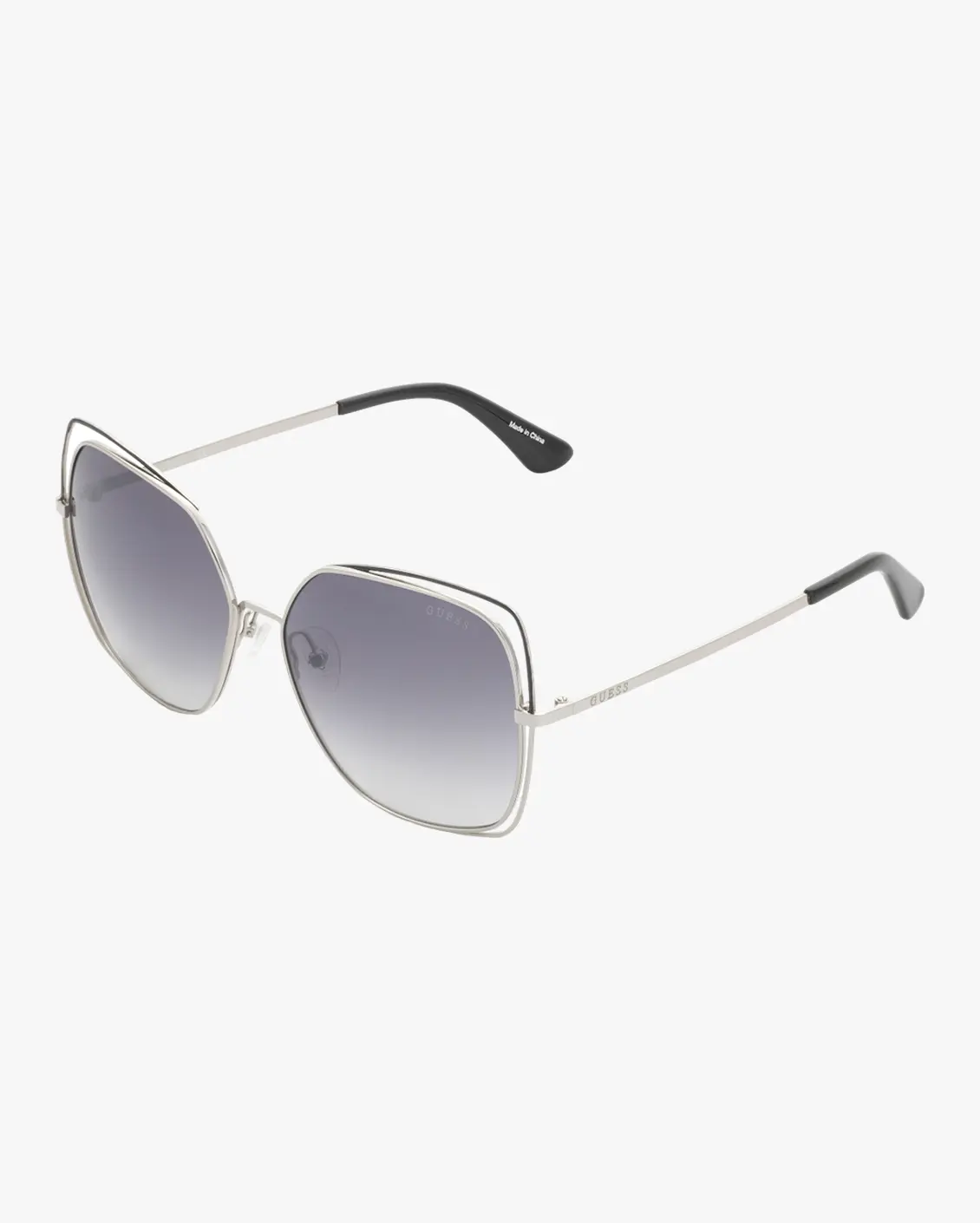 Square Sunglasses in Silver