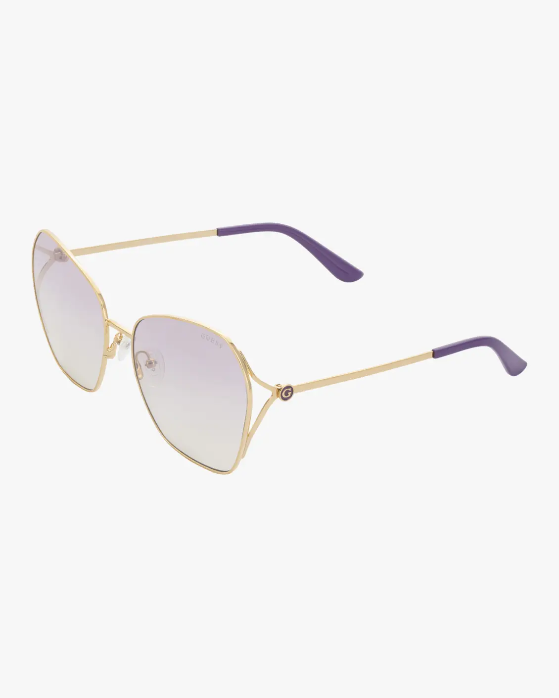 Irregular Sunglasses in Gold