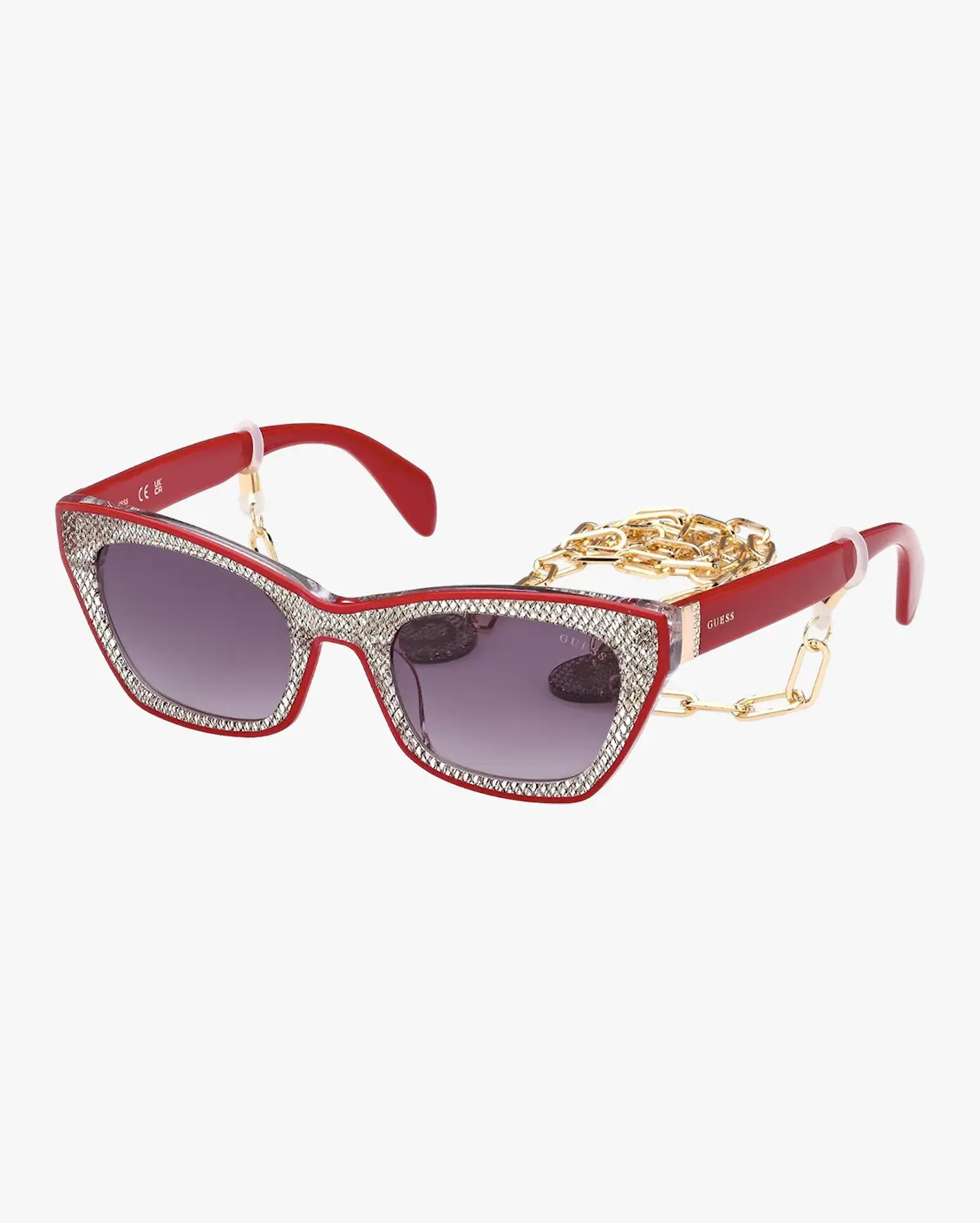 Cat Eye Sunglasses in Red