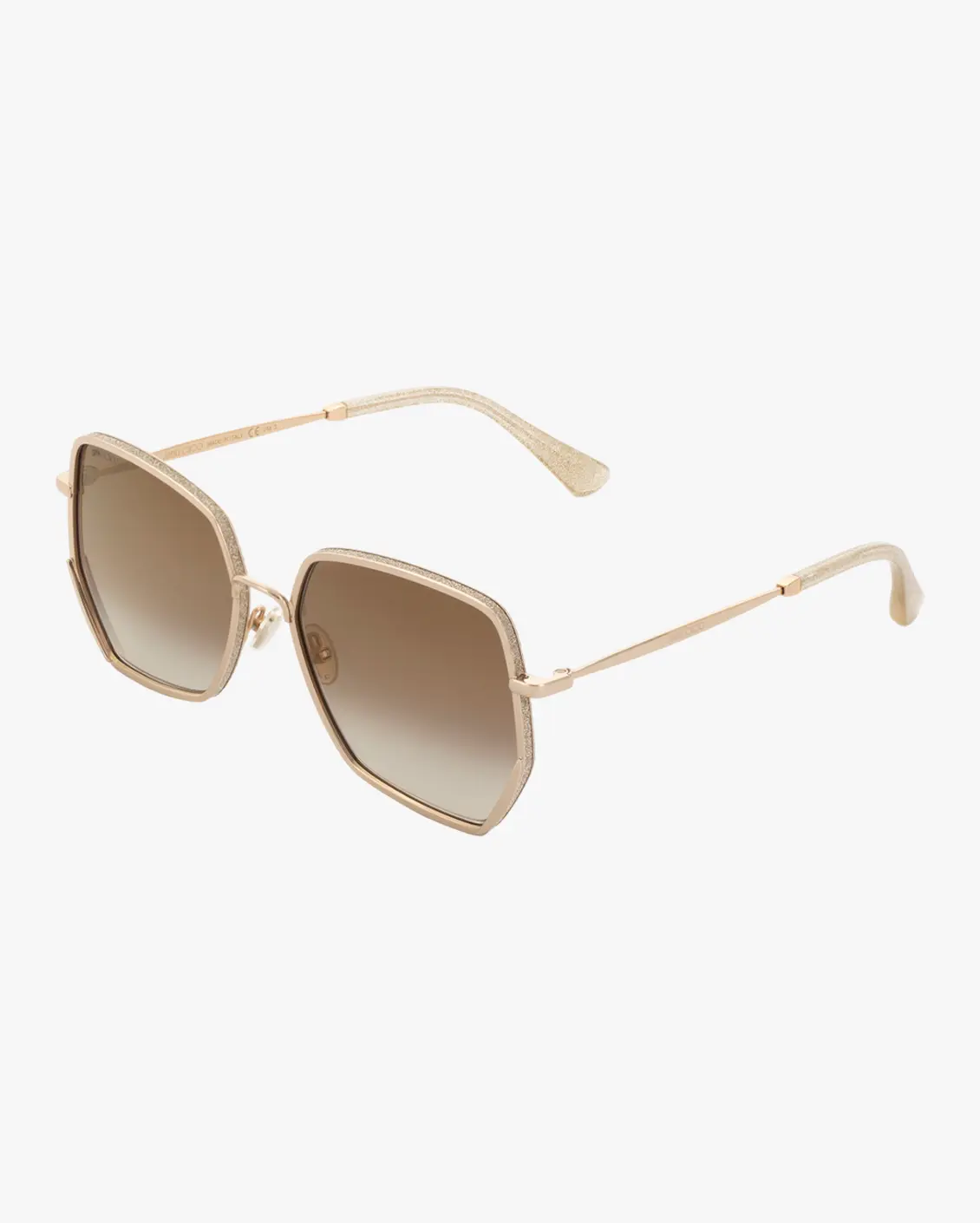 Irregular Sunglasses in Gold