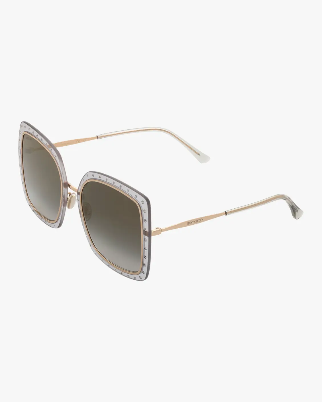 Square Sunglasses in Gold