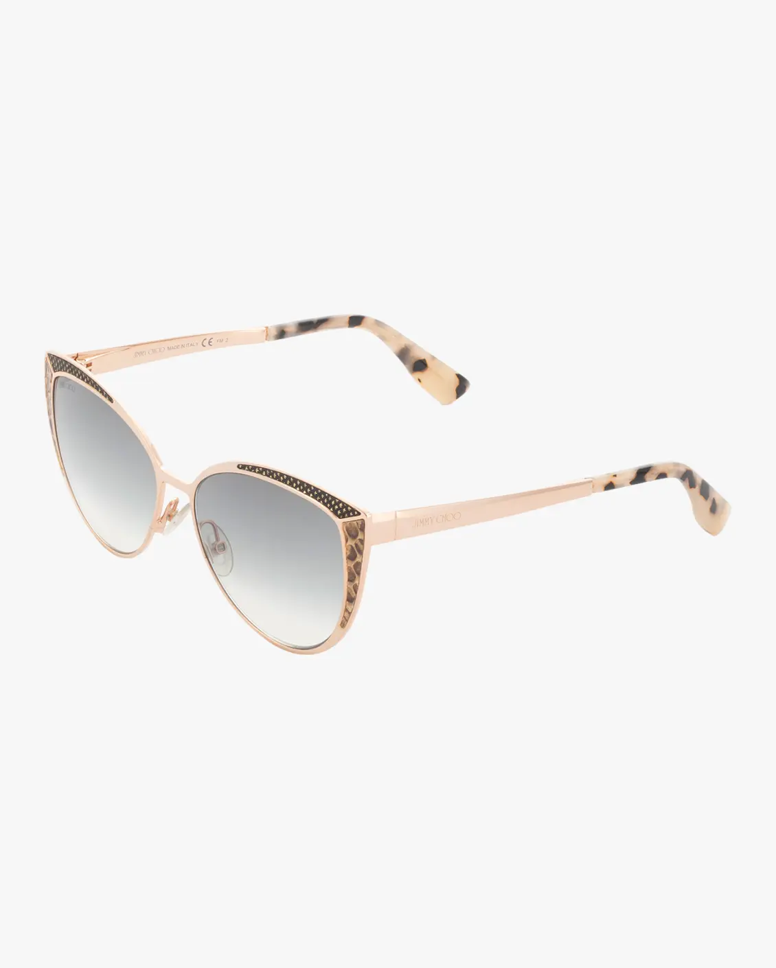 Cat Eye Sunglasses in Gold