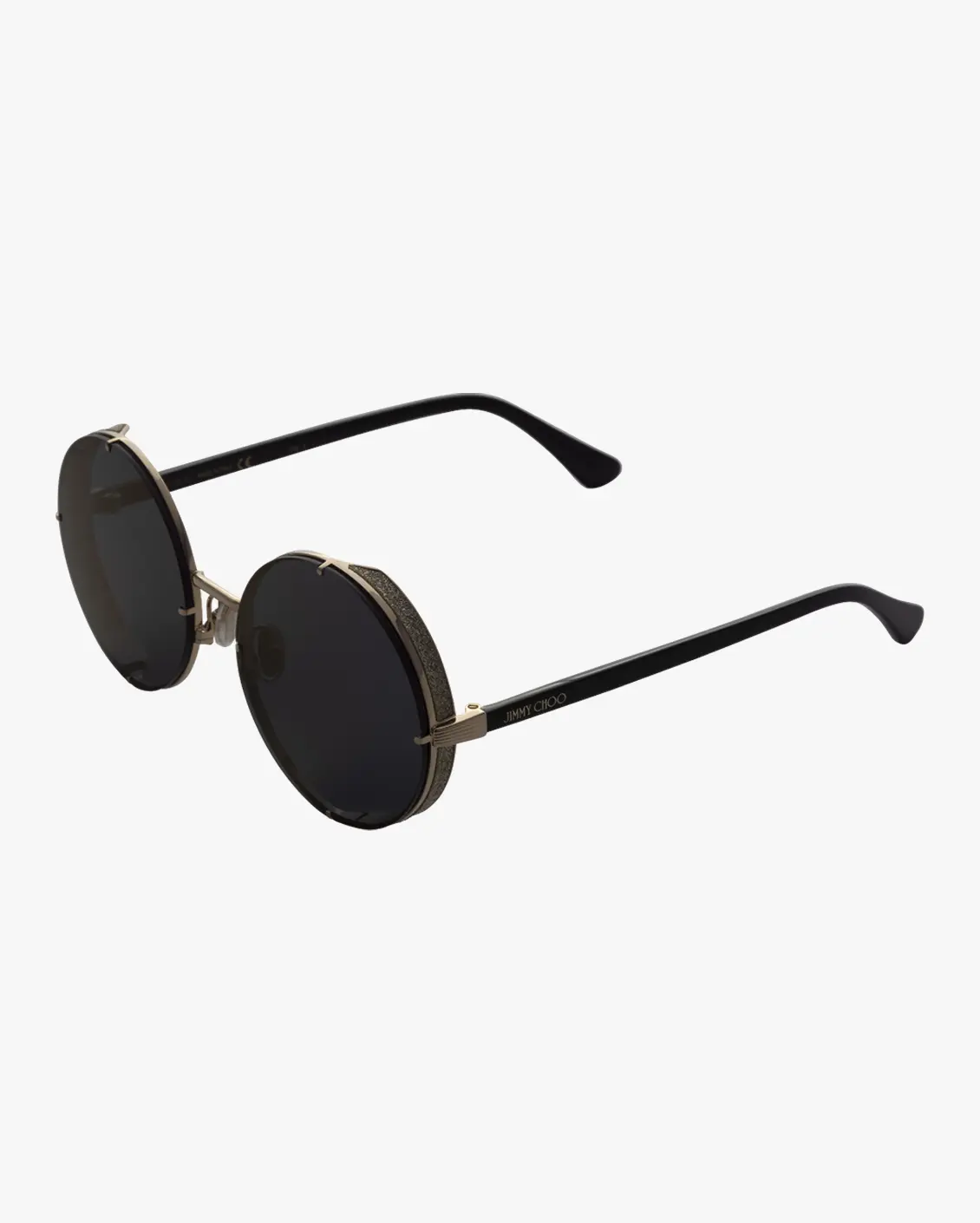 Round Sunglasses in Black