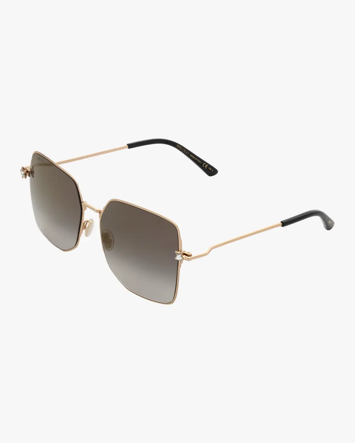 Square Sunglasses in Gold