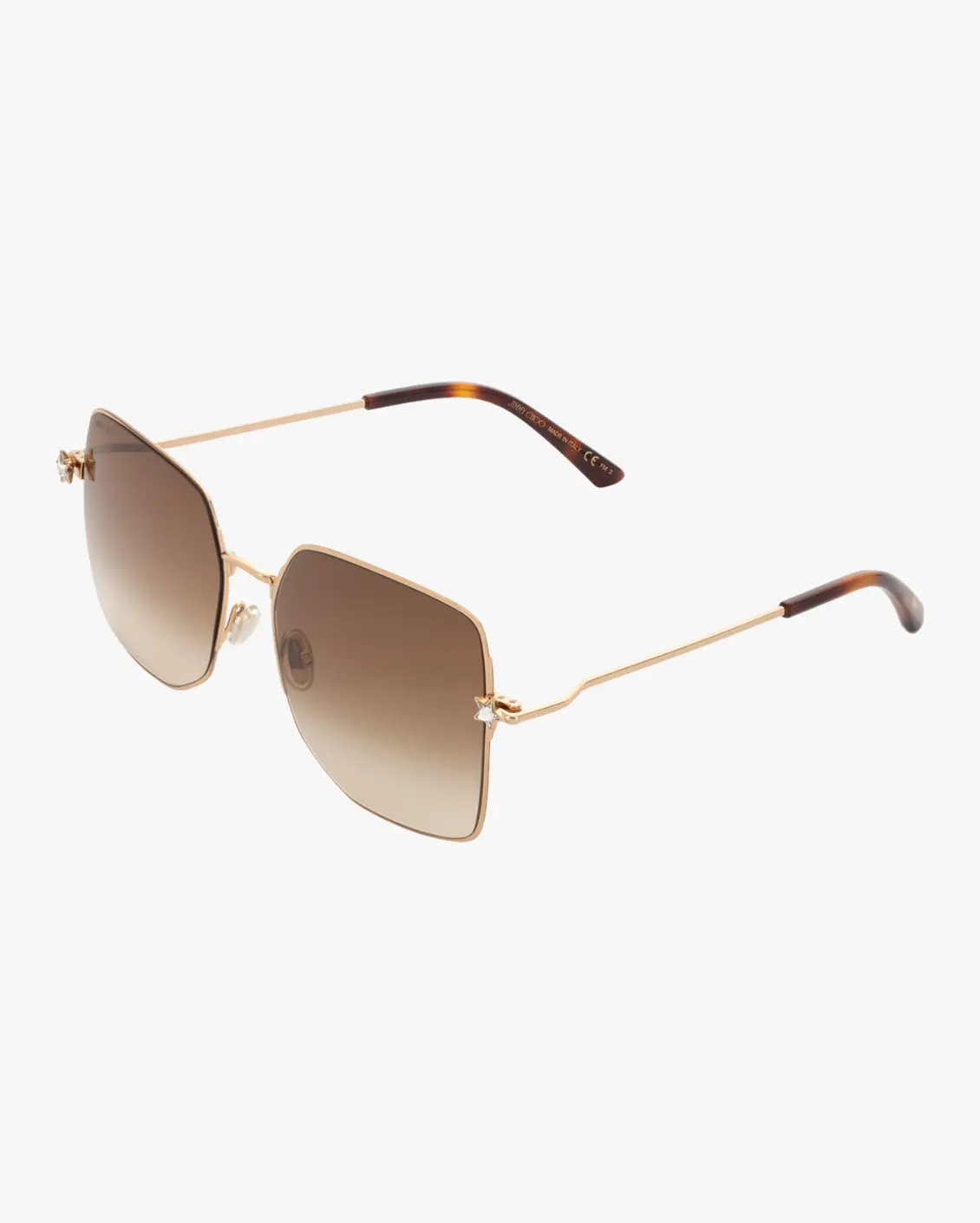 Square Sunglasses in Gold