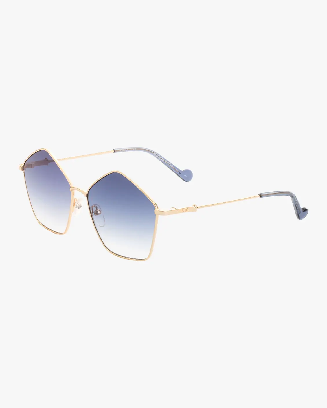 Irregular Sunglasses in Gold