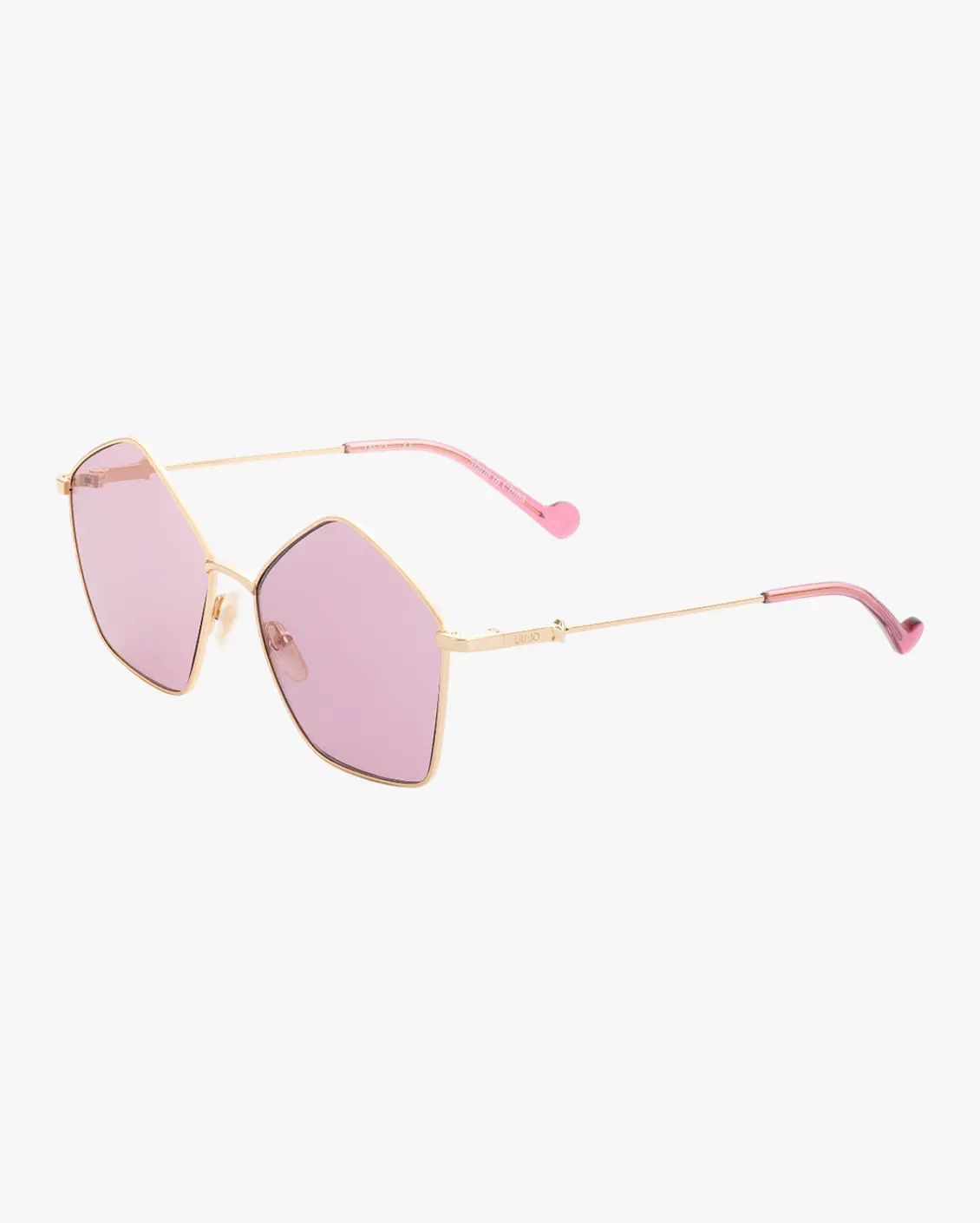 Irregular Sunglasses in Gold