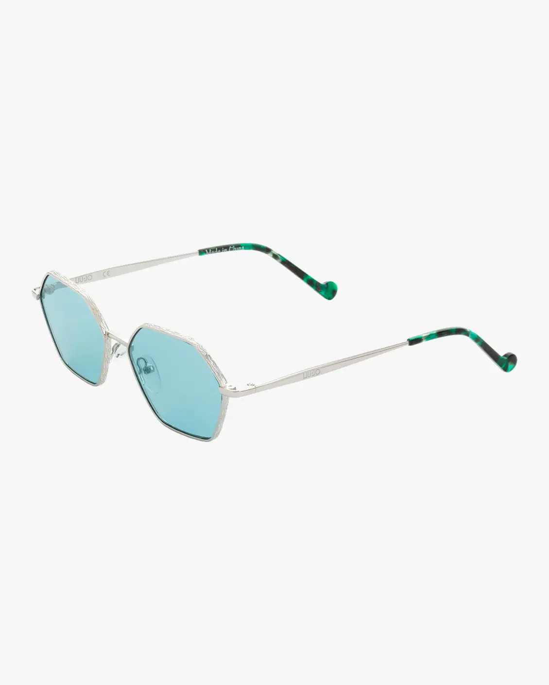 Irregular Sunglasses in Silver