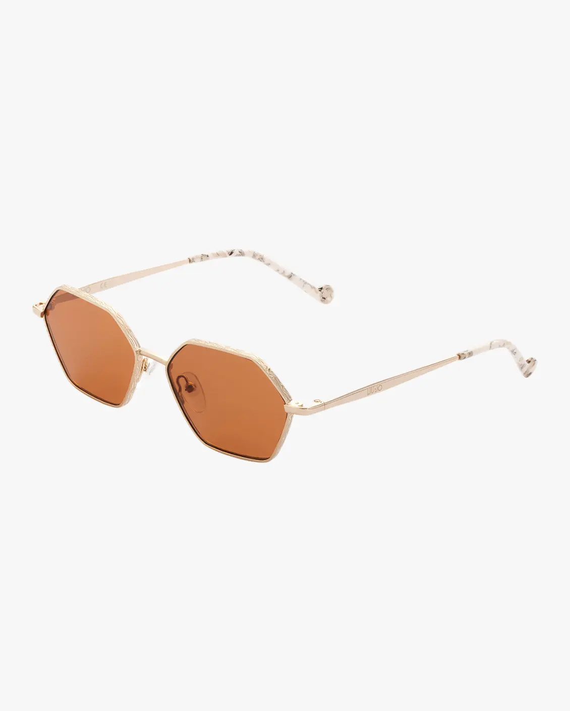 Irregular Sunglasses in Gold