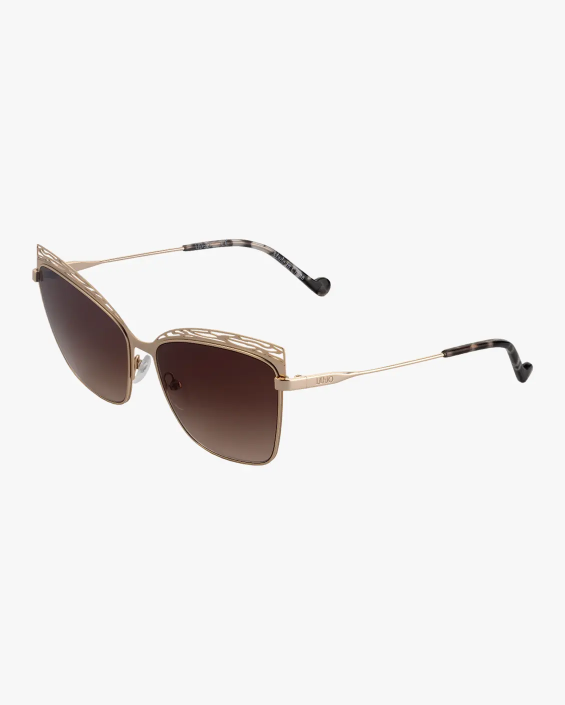 Cat Eye Sunglasses in Gold