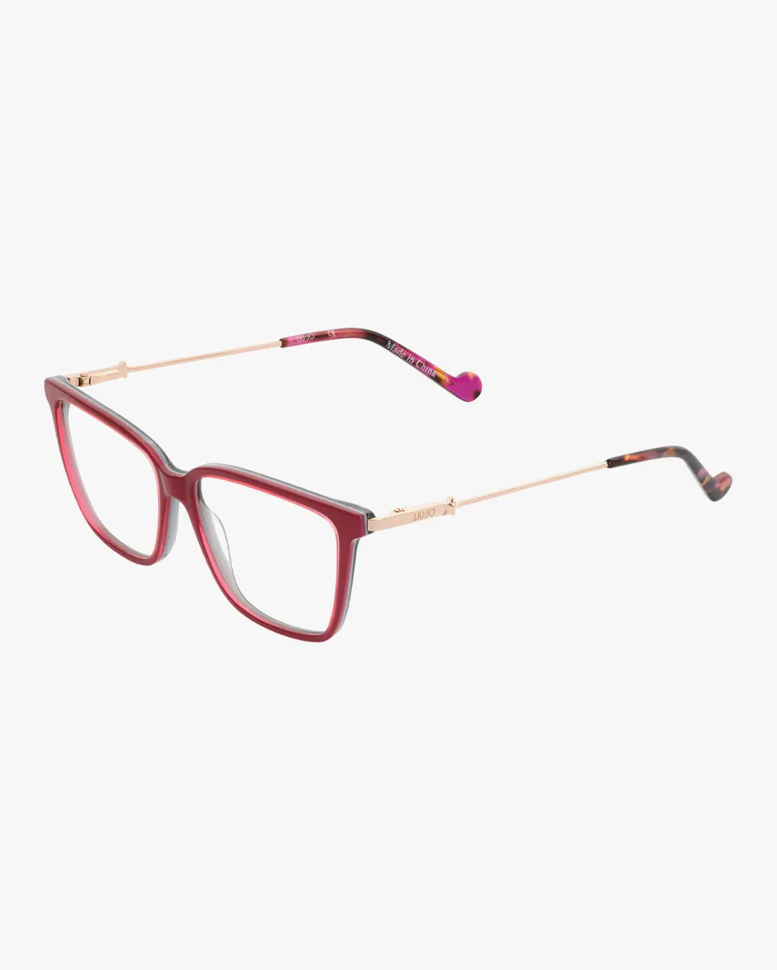 Rectangle Eyeglasses in Red