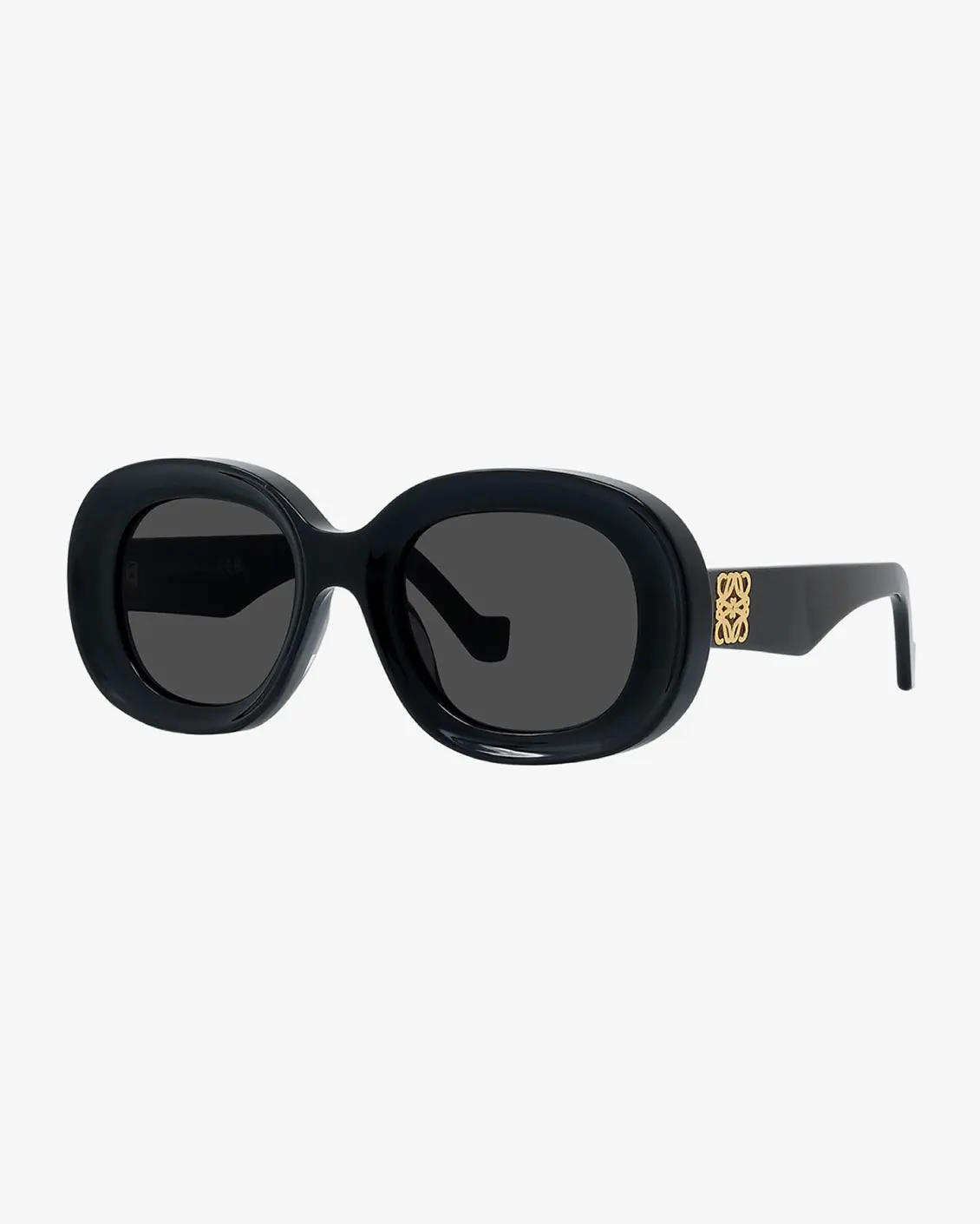 Oval Sunglasses in Black