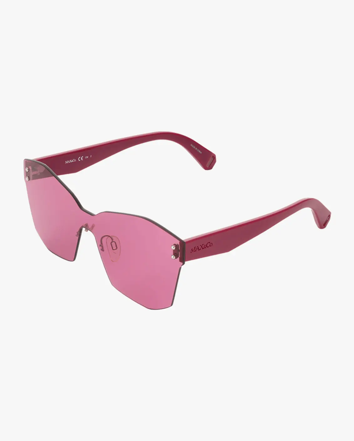 Irregular Sunglasses in Pink