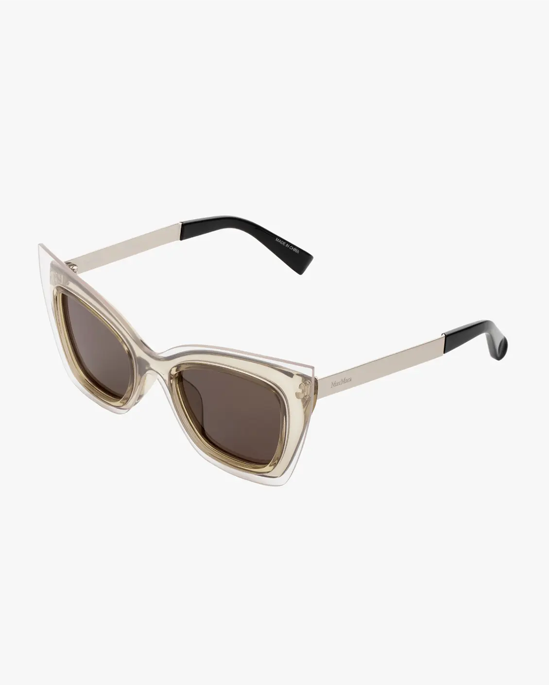 Cat Eye Sunglasses in Transparent