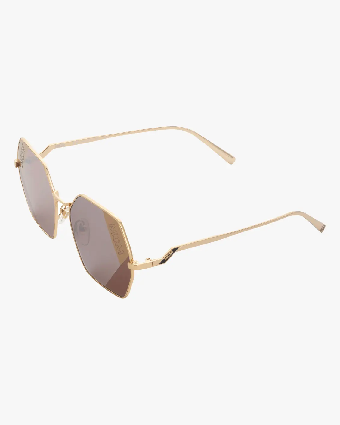 Irregular Sunglasses in Gold