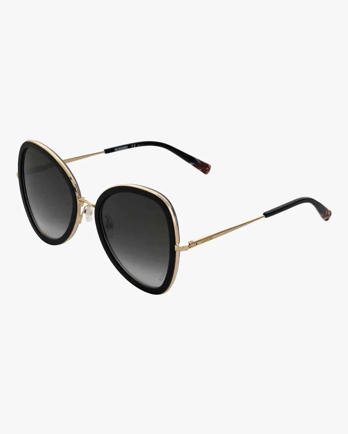 Oval Sunglasses in Black