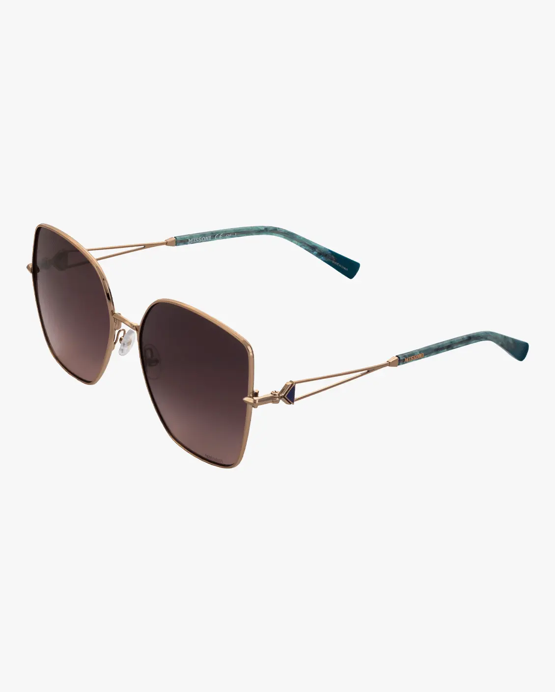 Round Sunglasses in Gold