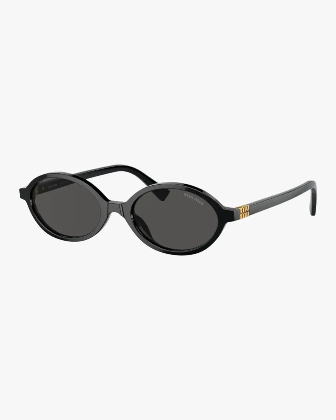 Oval Sunglasses in Black