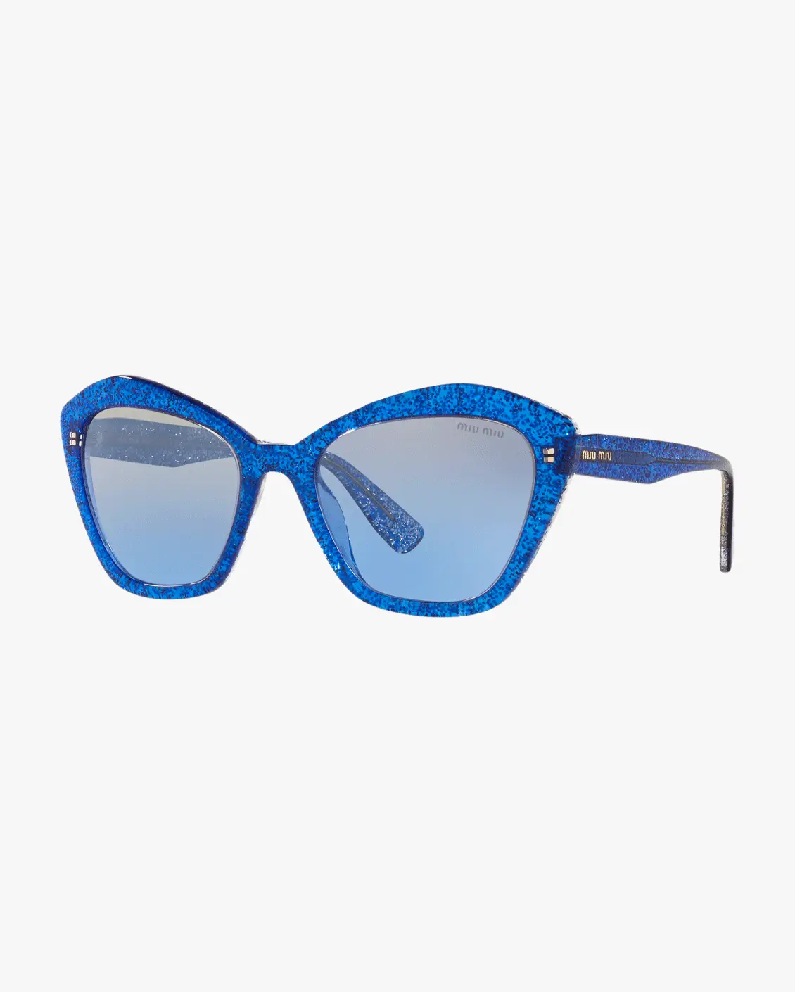 Irregular Sunglasses in Blue