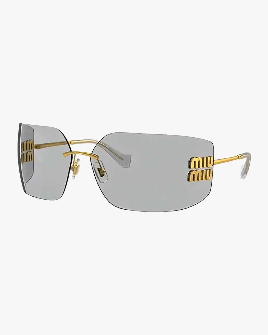 Square Sunglasses in Gold