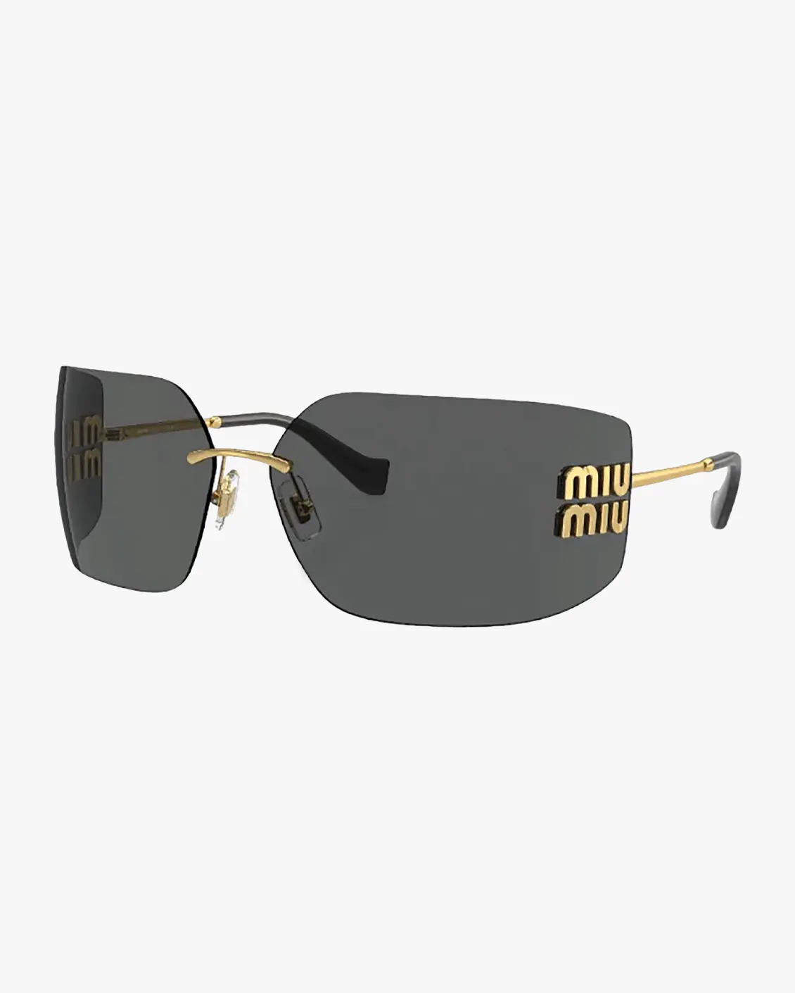 Square Sunglasses in Gold