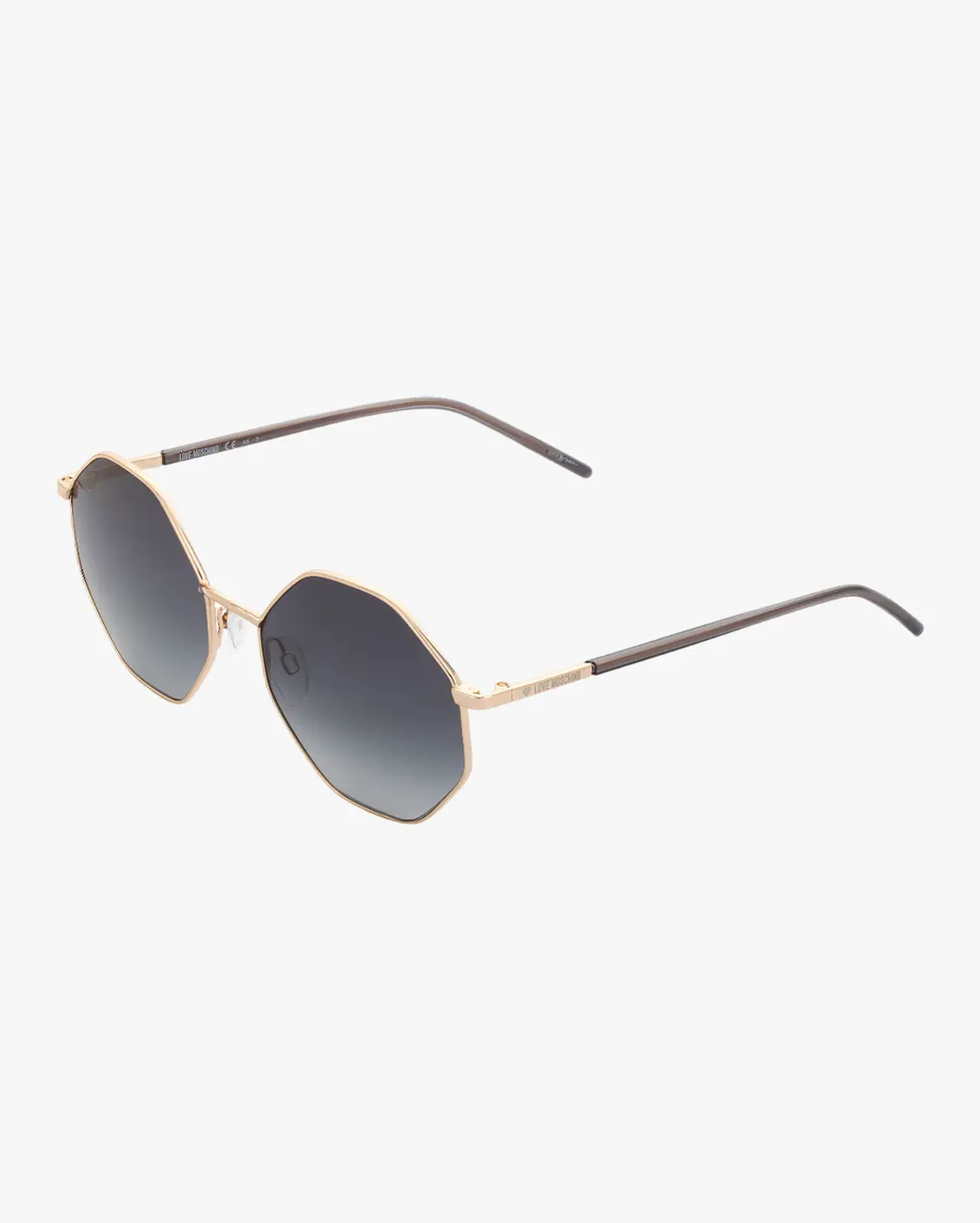 Irregular Sunglasses in Gold