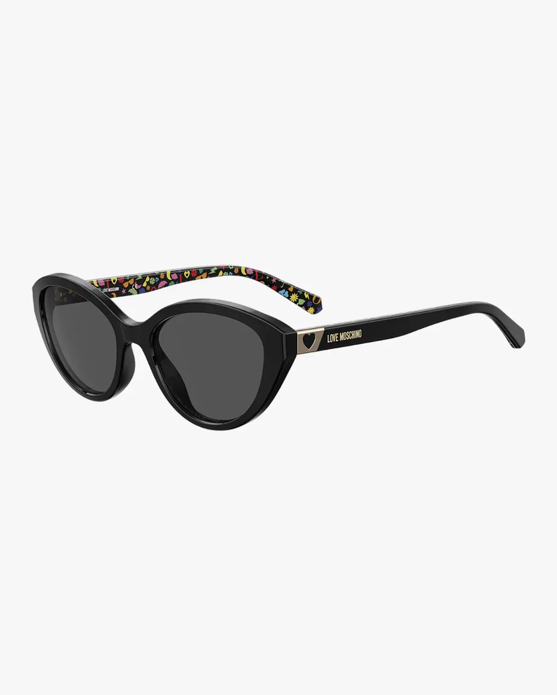 Oval Sunglasses in Black