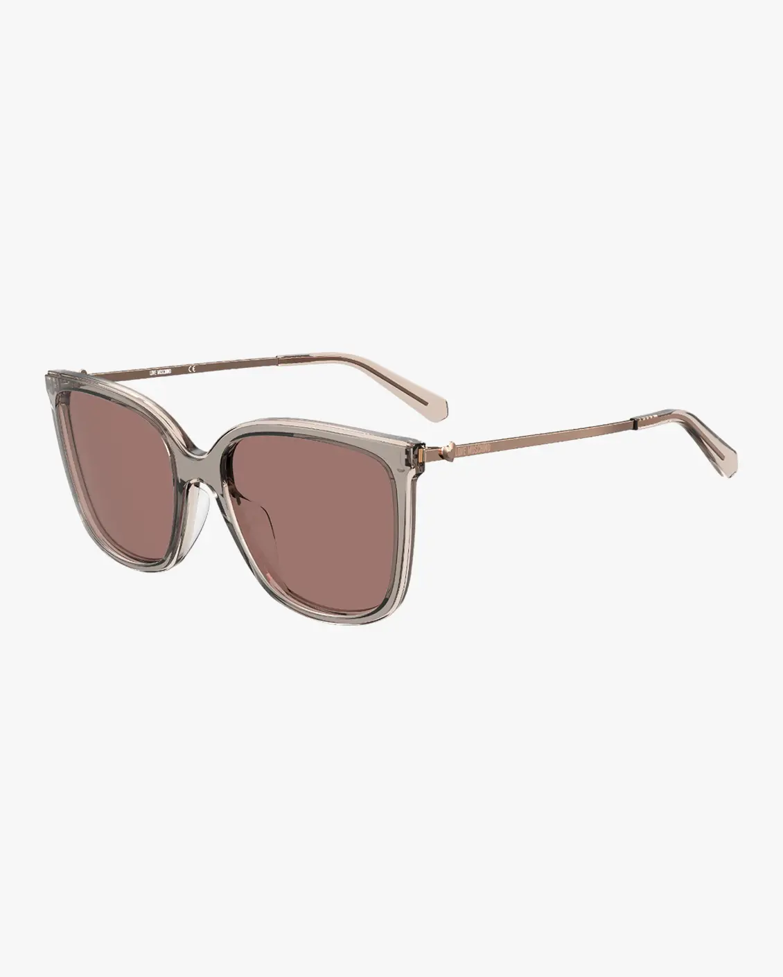 Square Sunglasses in Gold