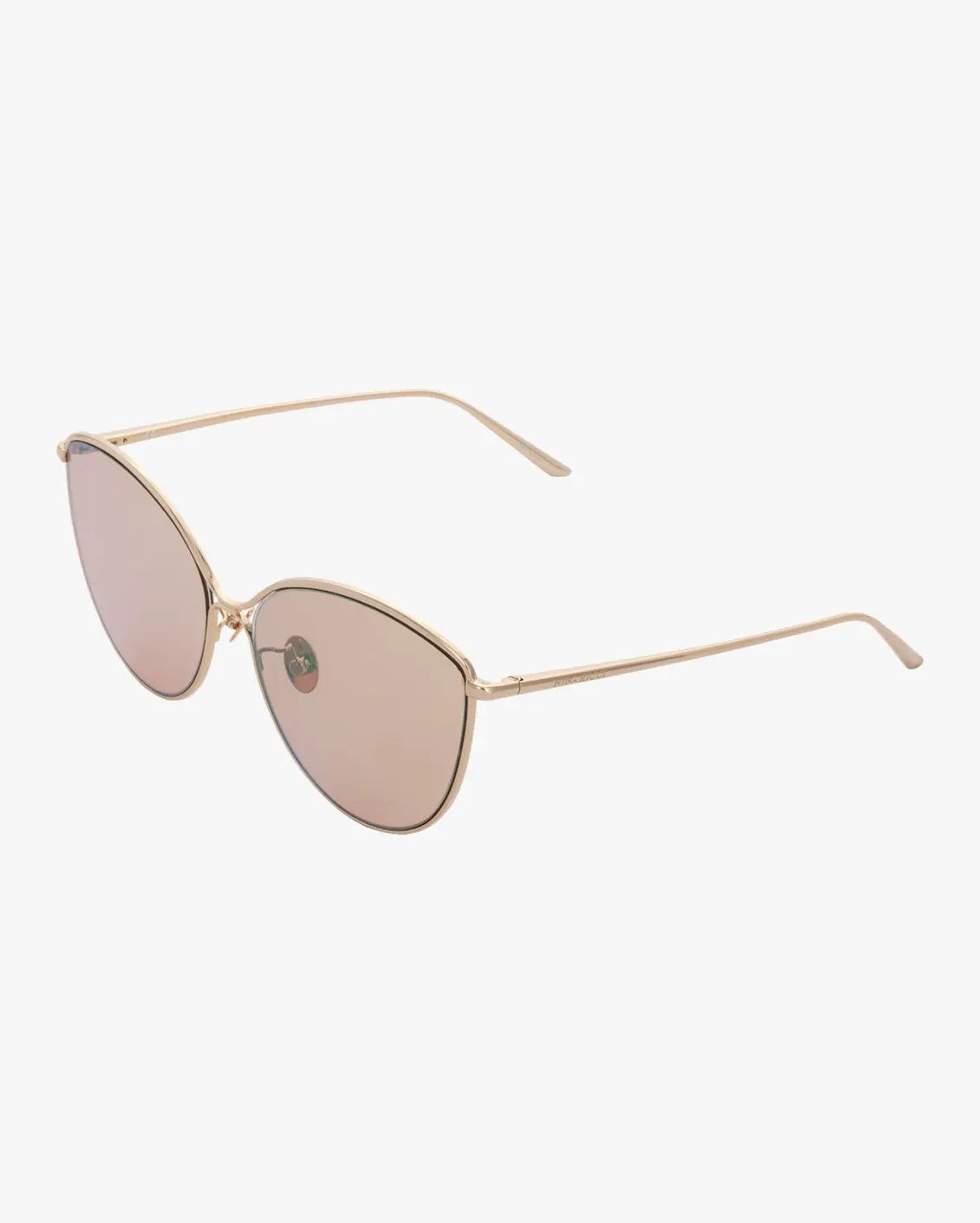 Cat Eye Sunglasses in Gold