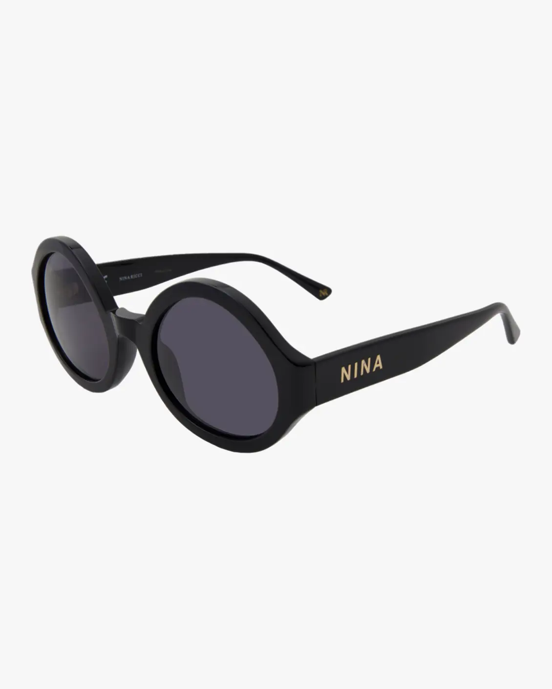 Oval Sunglasses in Black