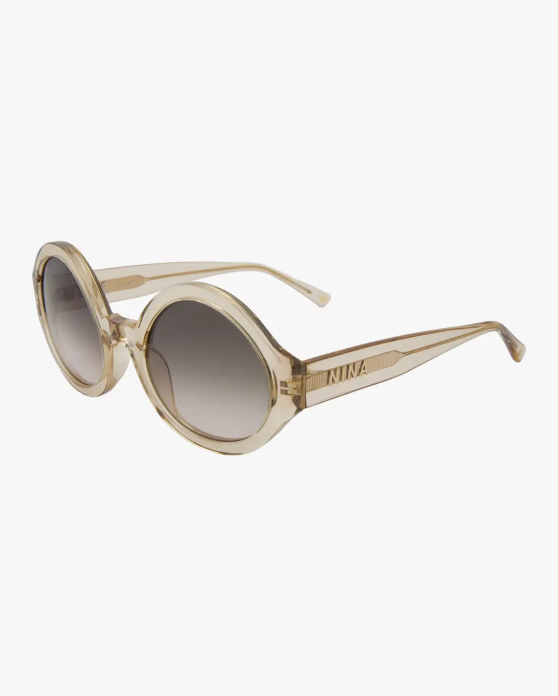 Oval Sunglasses in Transparent