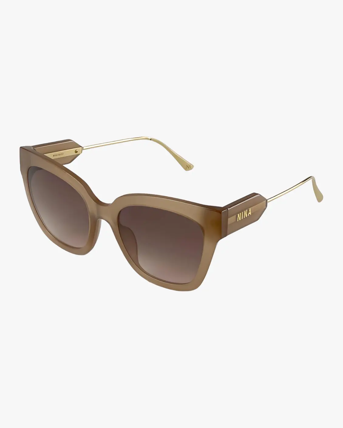 Square Sunglasses in Brown