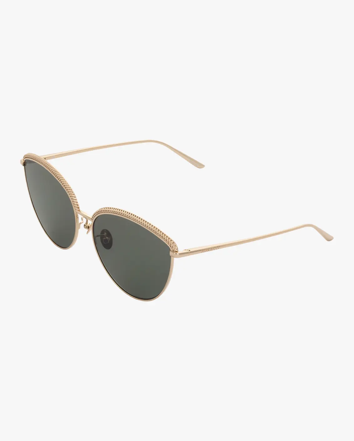 Cat Eye Sunglasses in Gold