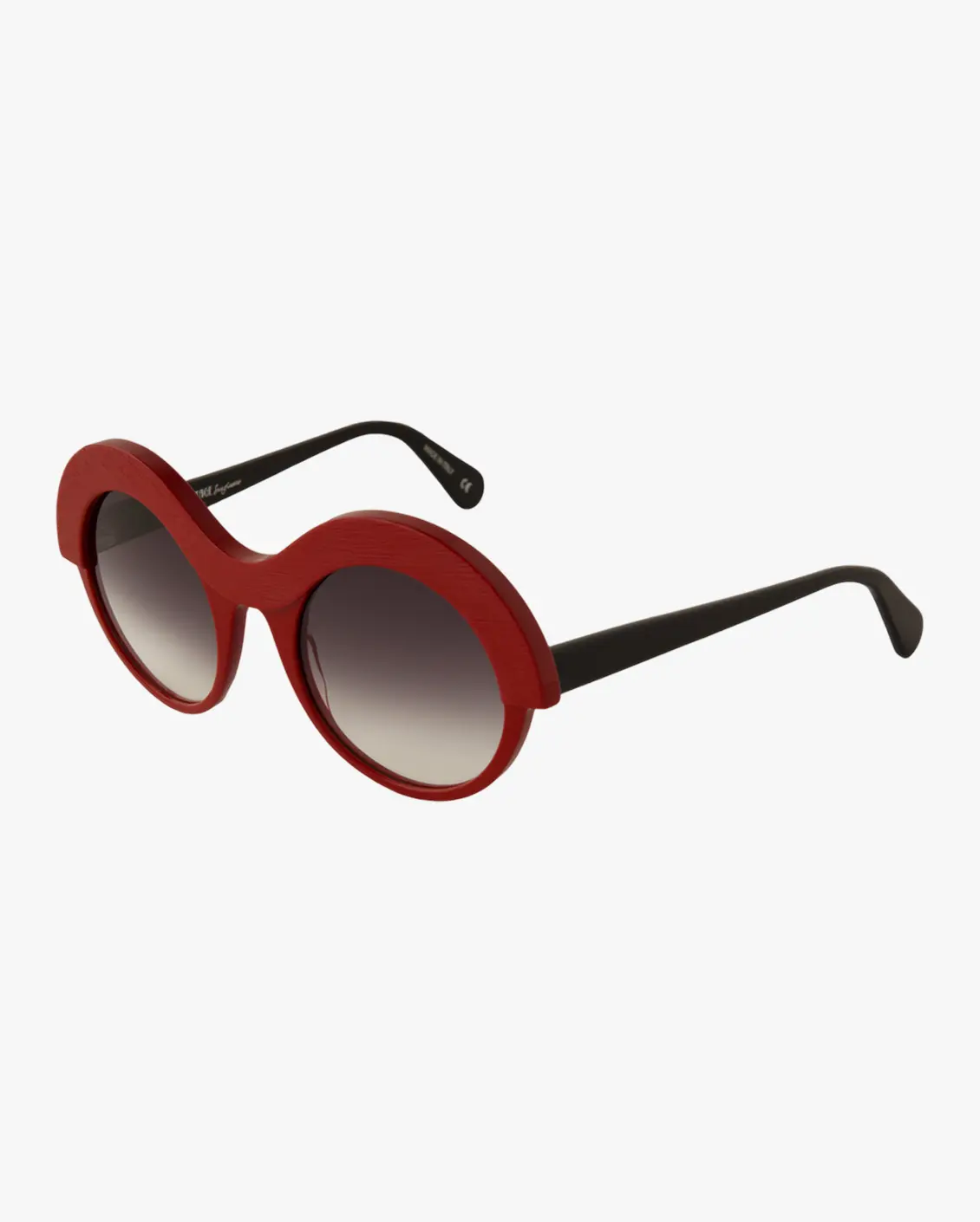 Round Sunglasses in Red