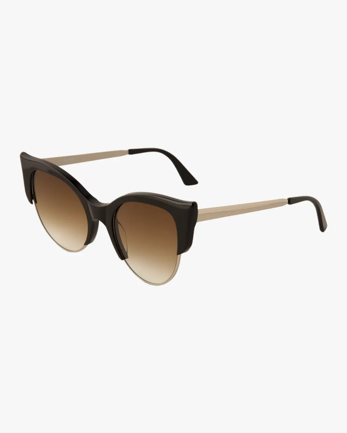 Cat Eye Sunglasses in Gold