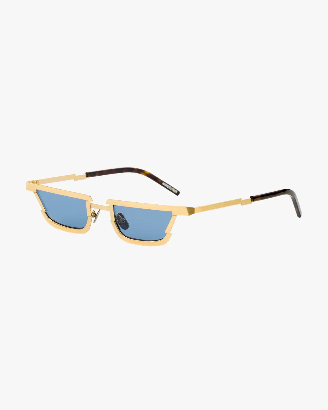 Rectangle Sunglasses in Gold