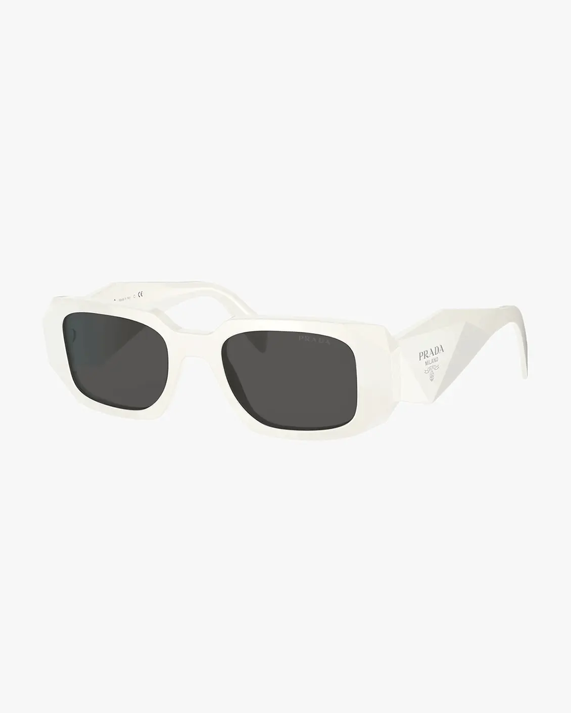 Rectangle Sunglasses in White