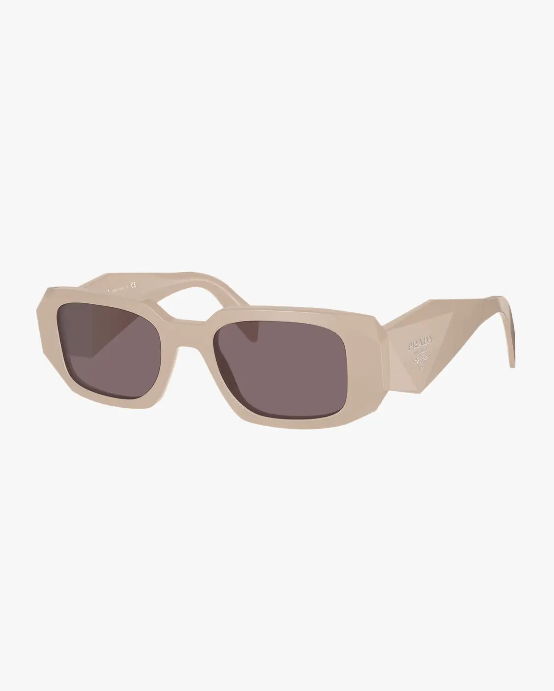 Rectangle Sunglasses in White