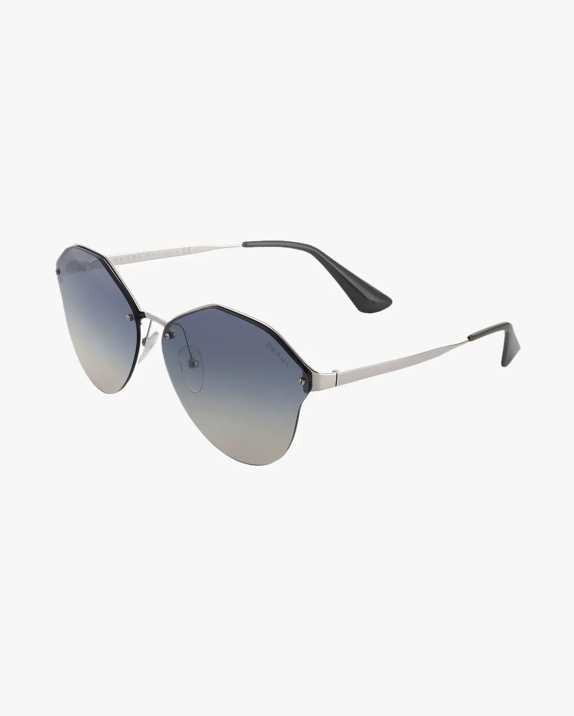 Irregular Sunglasses in Silver