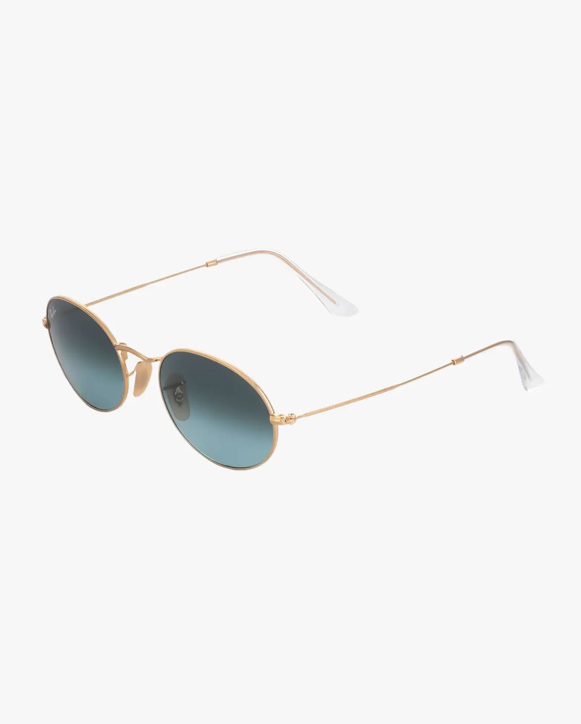 Oval Sunglasses in Gold