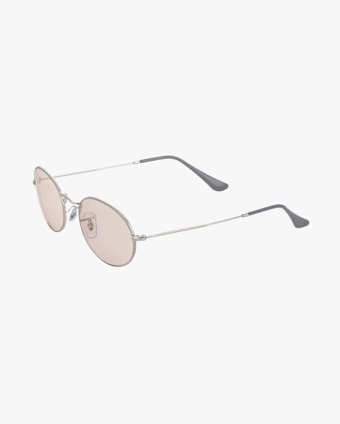 Oval Sunglasses in Silver