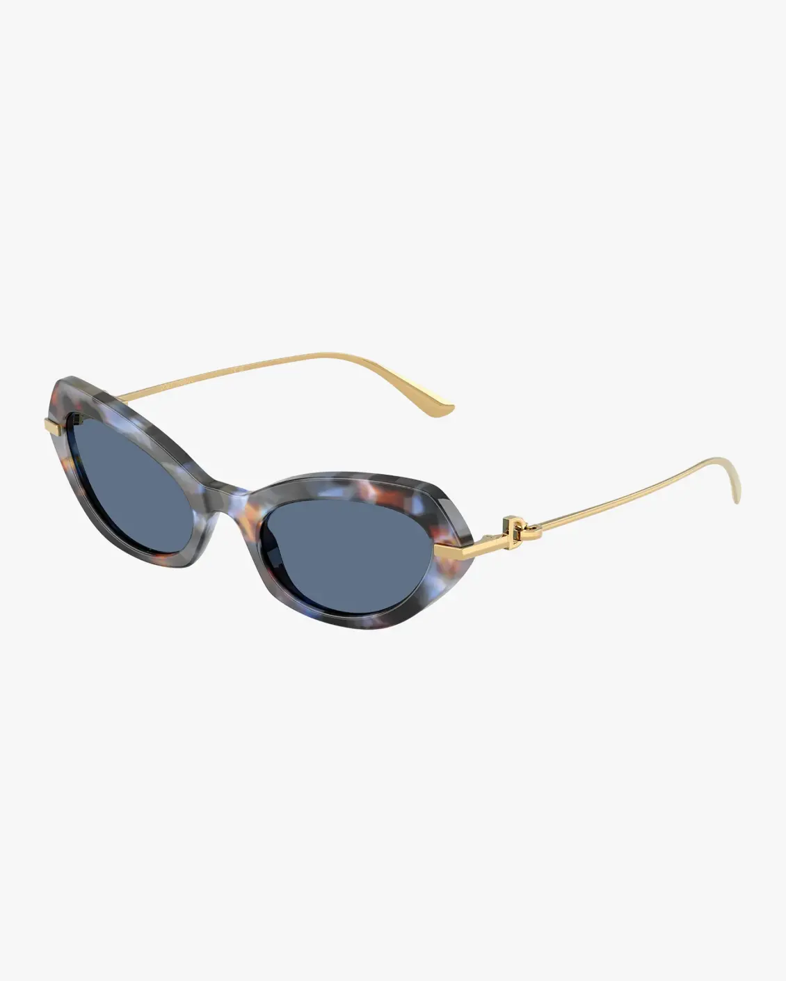 Cat Eye Sunglasses in Gold