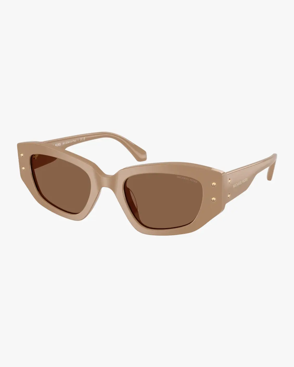 Irregular Sunglasses in beige