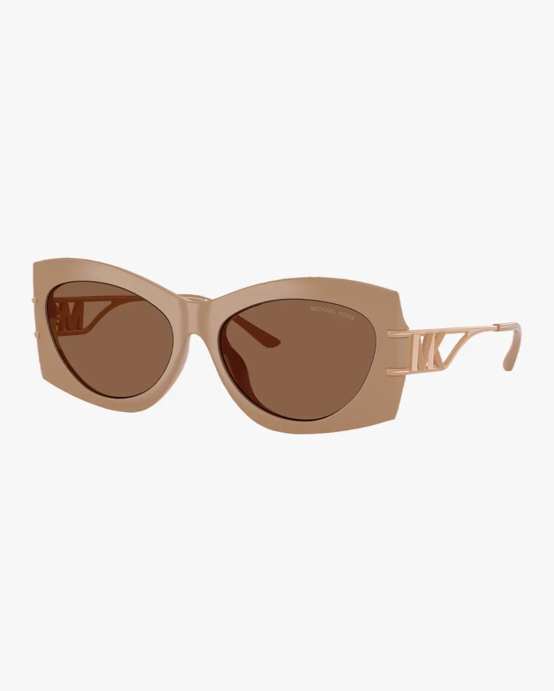 Irregular Sunglasses in beige