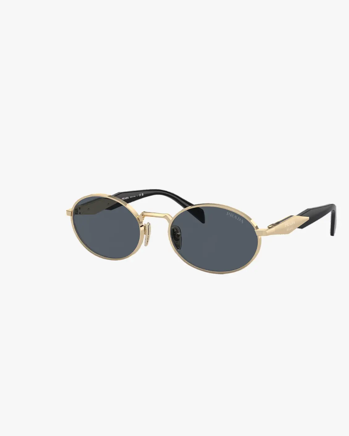 Oval Sunglasses in Gold