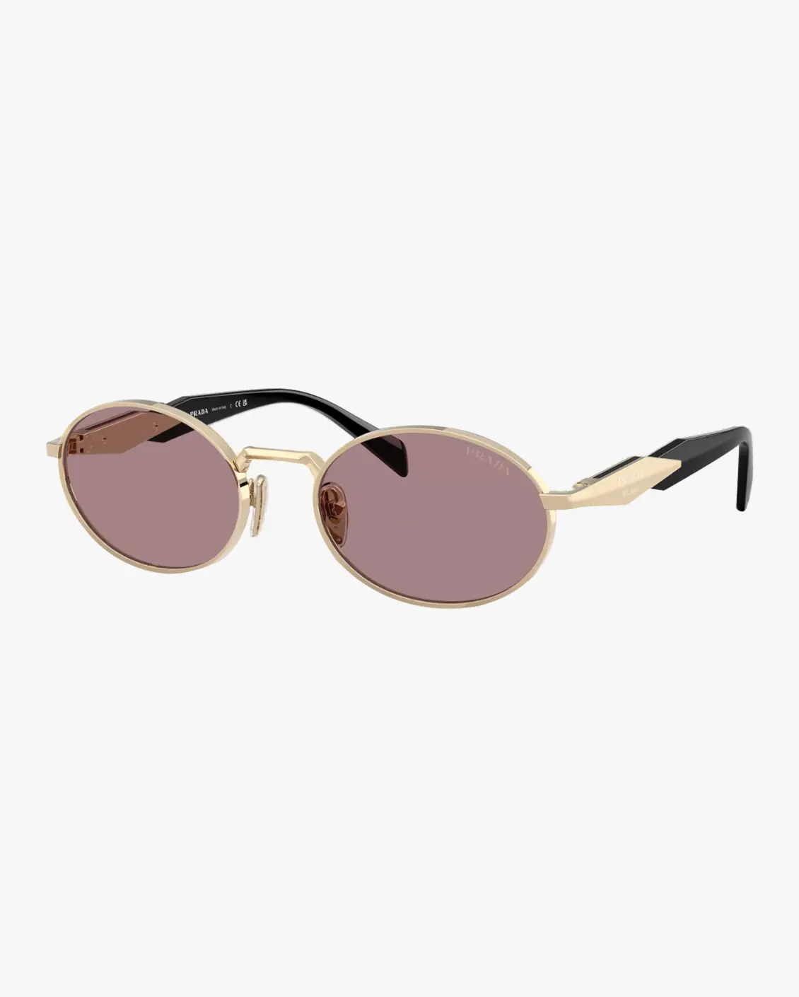 Oval Sunglasses in Gold