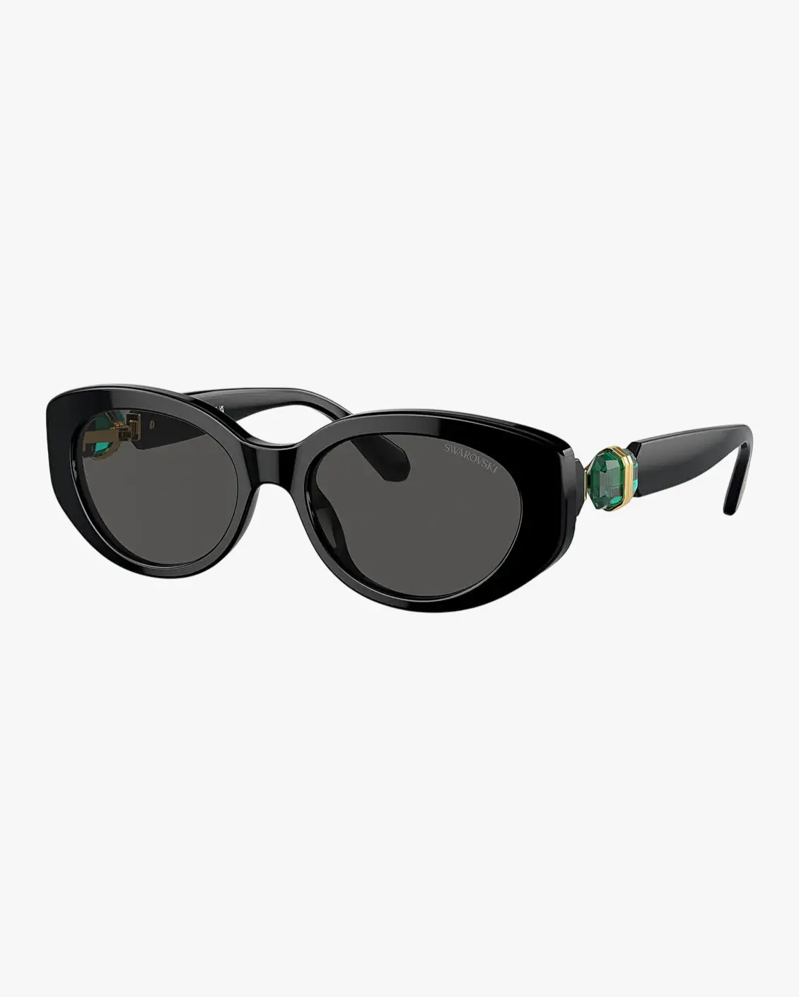 Oval Sunglasses in Black