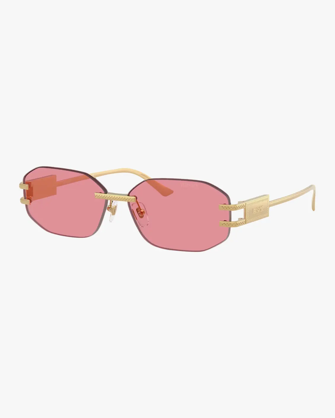 Irregular Sunglasses in Gold